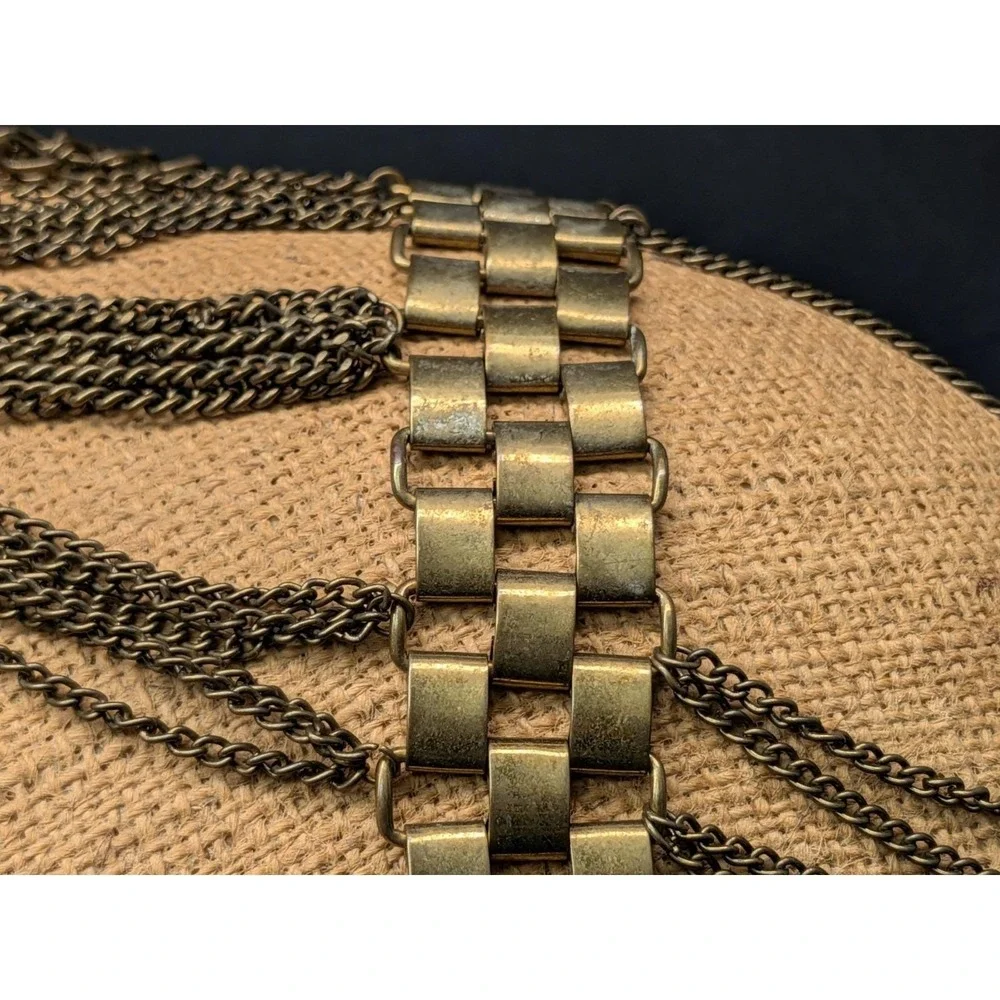 Chain Shoulder Jewelry Decorative Collar Festival Coachella Steampunk Whimsigoth